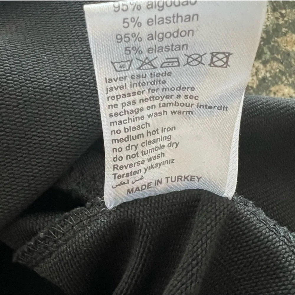 CHANEL Black Garment with Elegant Design size XXL runs small